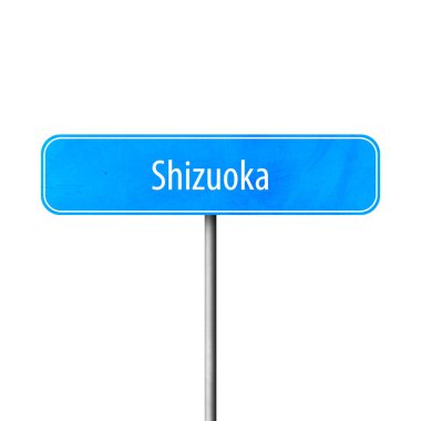 Shizuoka - şehir işareti, yer adı işareti