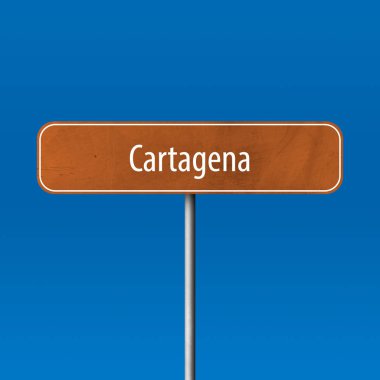 Cartagena - şehir işareti, yer adı işareti