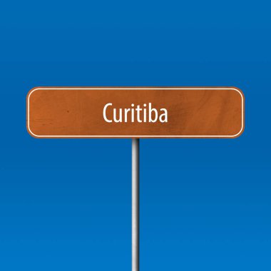Curitiba - şehir işareti, yer adı işareti