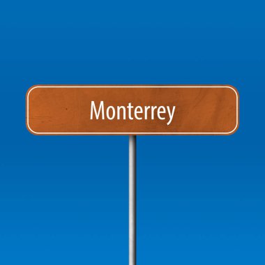 Monterrey - şehir işareti, yer adı işareti
