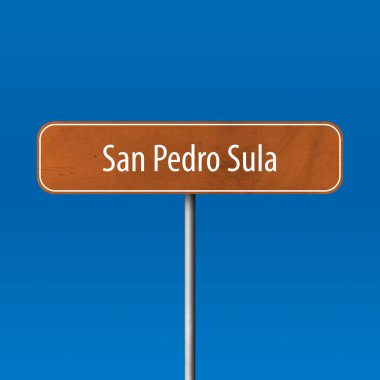 San Pedro Sula - şehir işareti, yer adı işareti