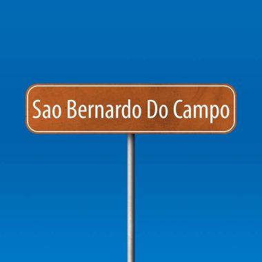 Sao Bernardo Do Campo - şehir işareti, yer adı işareti
