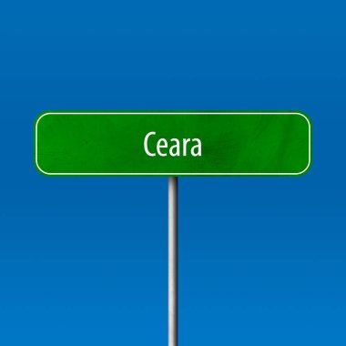 Ceara - şehir işareti, yer adı işareti
