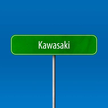 Kawasaki - şehir işareti, yer adı işareti