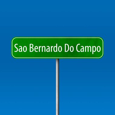 Sao Bernardo Do Campo - şehir işareti, yer adı işareti