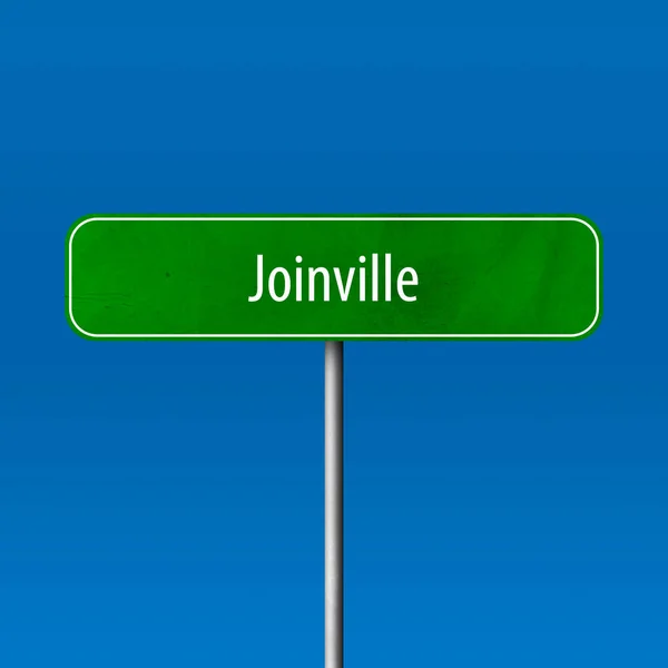 Joinville Enseigne Ville Enseigne Nom Lieu Images De Stock Libres De Droits