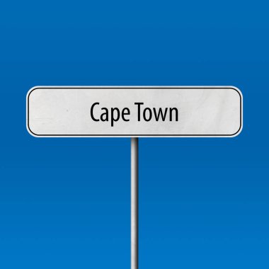 Cape Town - şehir işareti, yer adı işareti