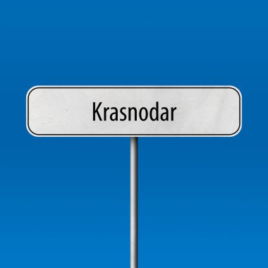 Krasnodar - şehir işareti, yer adı işareti