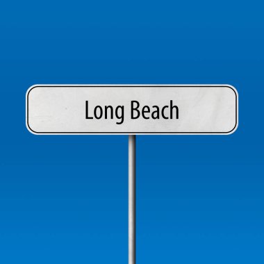Long Beach - kasaba işareti, yer adı işareti