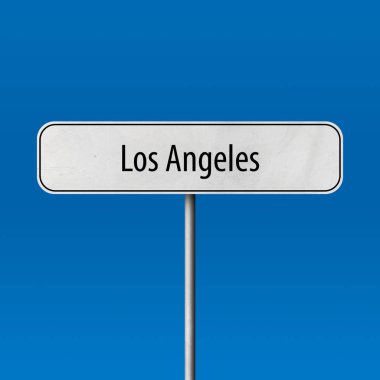 Los Angeles - şehir işareti, yer adı işareti