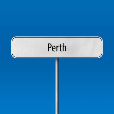 Perth - şehir işareti, yer adı işareti