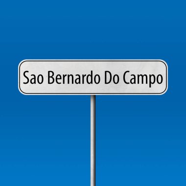 Sao Bernardo Do Campo - şehir işareti, yer adı işareti