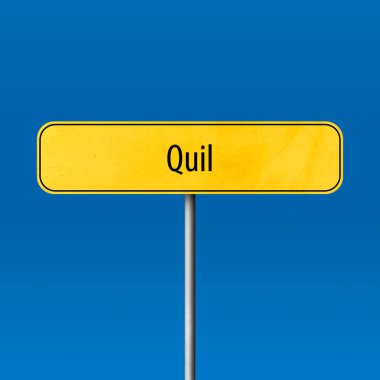 Quil - şehir işareti, yer adı işareti