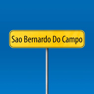 Sao Bernardo Do Campo - şehir işareti, yer adı işareti