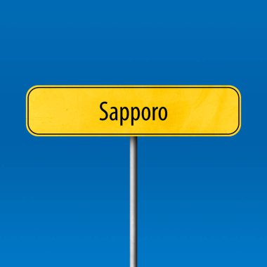 Sapporo - şehir işareti, yer adı işareti