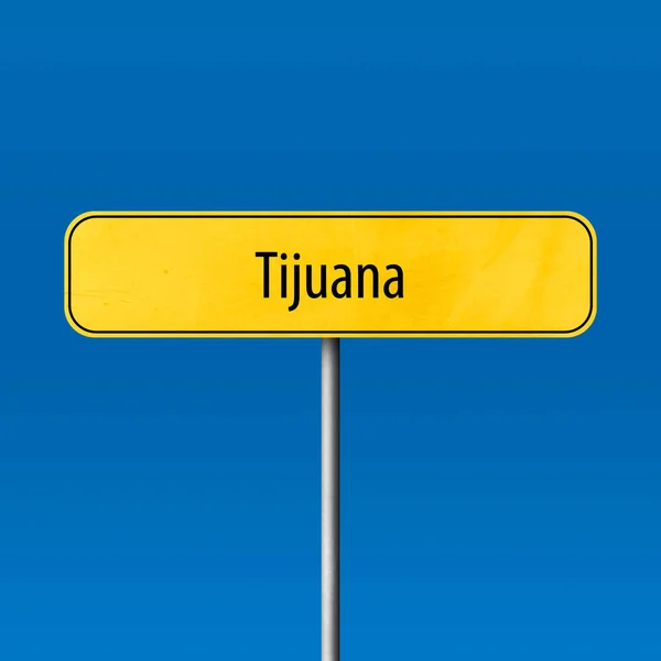 Tijuana Znak Miasta Miejsce Nazwa Logowania — Zdjęcie stockowe