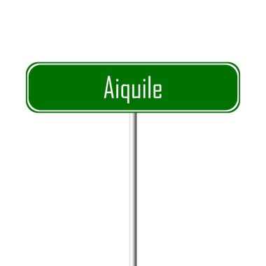 Aiquile şehir işareti - yer-adı