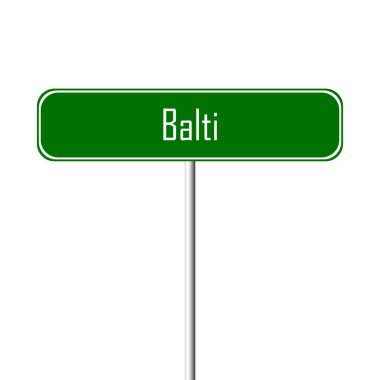Balti şehir işareti - yer-adı