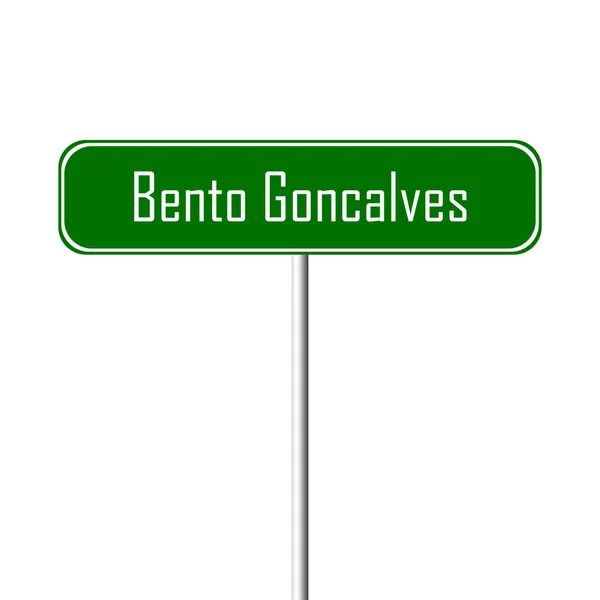 Bento Goncalves Város Hely Neve Regisztrál — Stock Fotó