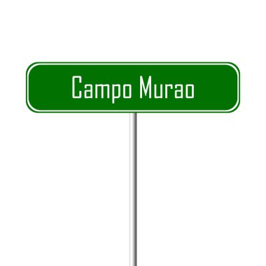 Campo Murao şehir işareti - yer-adı