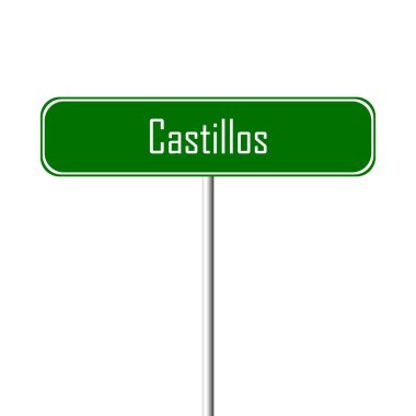 Castillos şehir işareti - yer-adı