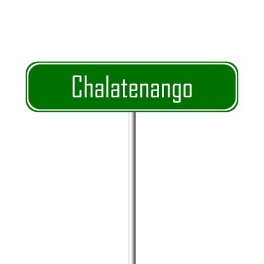 Chalatenango şehir işareti - yer-adı