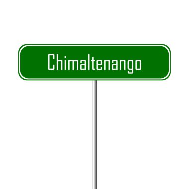 Chimaltenango şehir işareti - yer-adı