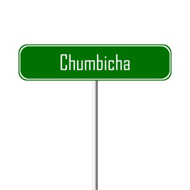 Chumbicha şehir işareti - yer-adı