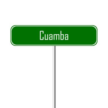 Cuamba şehir işareti - yer-adı