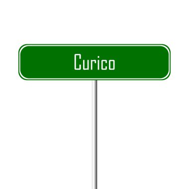 Curicó şehir işareti - yer-adı