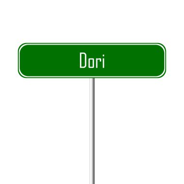 Dori şehir işareti - yer-adı
