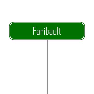 Faribault şehir işareti - yer-adı