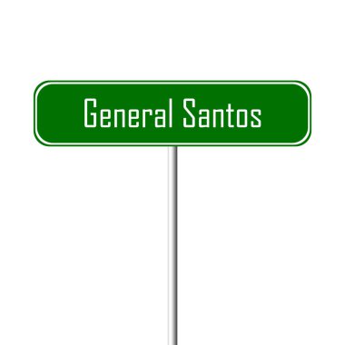 General Santos şehir işareti - yer-adı