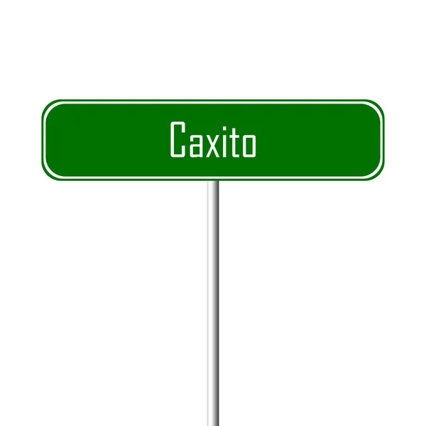 Caxito Місто Знак Назва Місця Знак — стокове фото