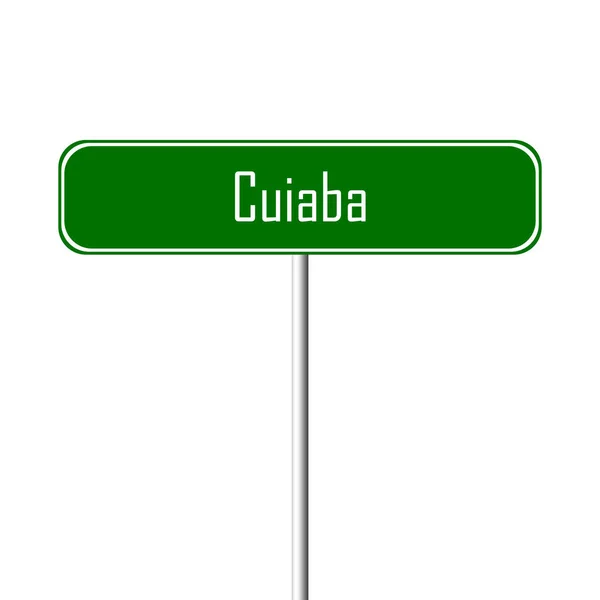 Πρόσημο Cuiaba Πόλη Σύμβολο Τοπωνύμιο — Φωτογραφία Αρχείου
