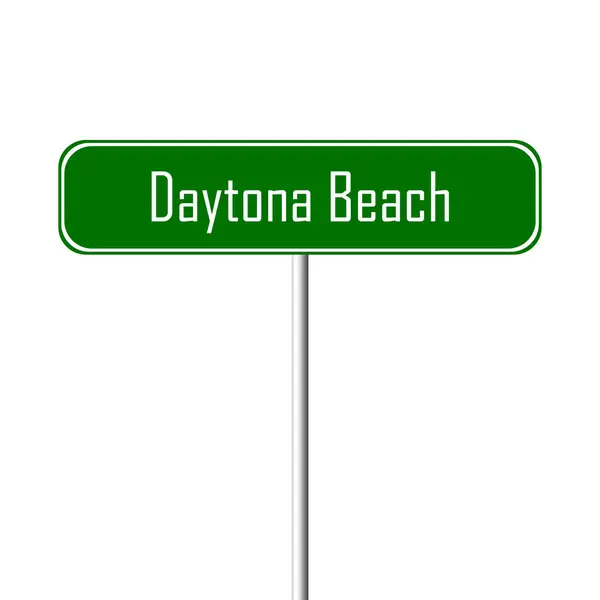 Daytona Beach Town Işareti Yer Adı Kayıt — Stok fotoğraf