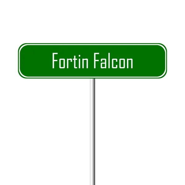 Fortin Falcon Město Místní Jméno Zaregistrovat — Stock fotografie