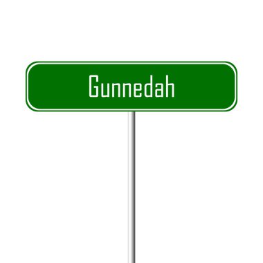 Gunnedah şehir işareti - yer-adı