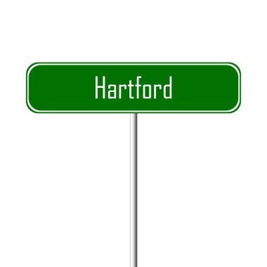 Hartford şehir işareti - yer-adı