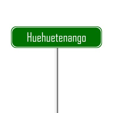 Huehuetenango şehir işareti - yer-adı