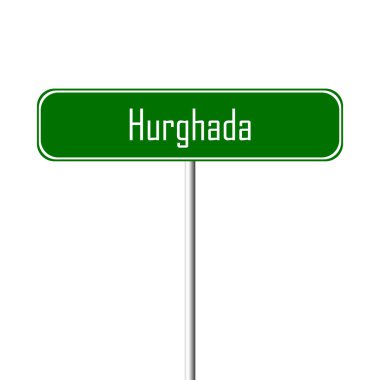 Hurghada şehir işareti - yer-adı