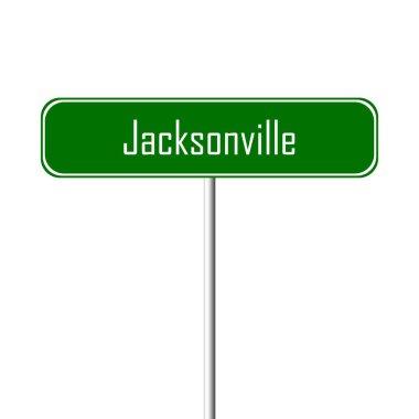 Jacksonville şehir işareti - yer-adı