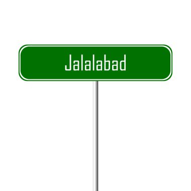 Jalalabad şehir işareti - yer-adı