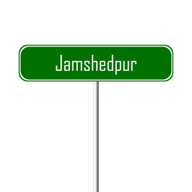 Jamshedpur şehir işareti - yer-adı