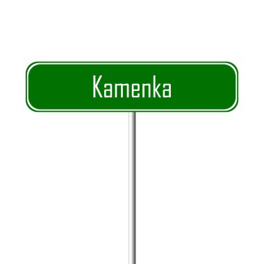 Kamenka şehri işareti - yer-adı