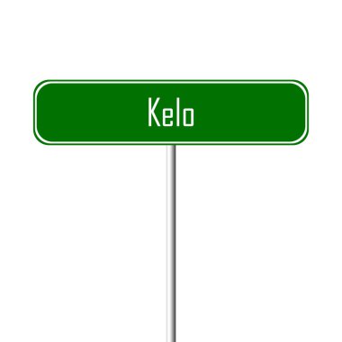 Kelo şehir işareti - yer-adı