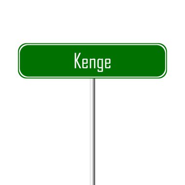 Kenge şehir işareti - yer-adı