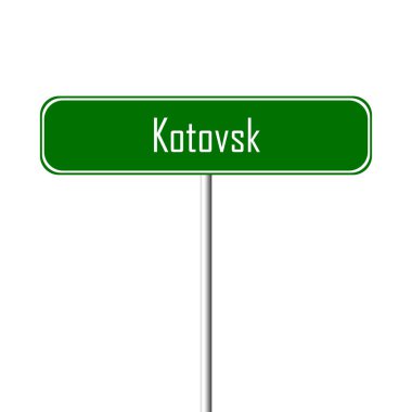 Kotovsk şehir işareti - yer-adı
