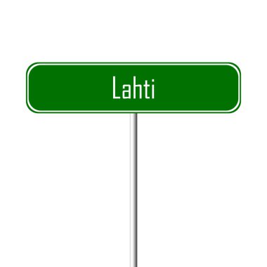 Lahti şehir işareti - yer-adı