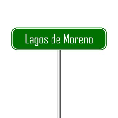 Lagos de Moreno Town işareti - yer-adı